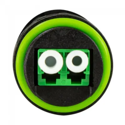 Techly 368642 Zewnętrzny łącznik światłowodowy LC Duplex wodoodporny IP68