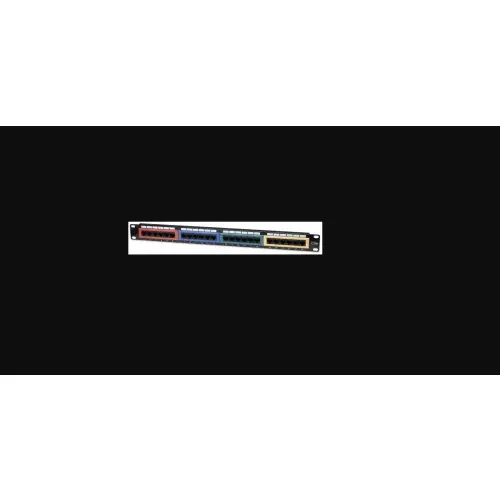 Intellinet 513678 Patch panel UTP Cat5e 1U 24-portowy, 4 kolorowe sekcje