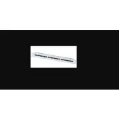 Intellinet 503754 Patch panel 1U, Cat5e STP, 24 porty RJ45, szary