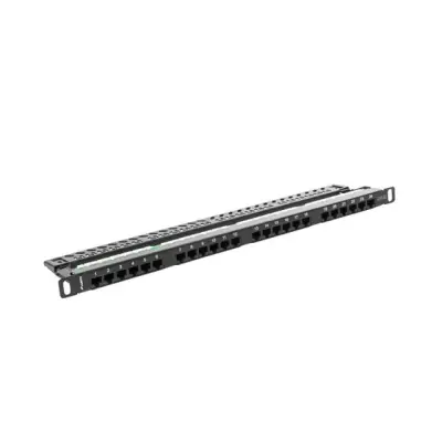 Lanberg Patch Panel 24 port 0.5U 19" kat.5E UTP czarny