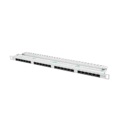 Lanberg Patch Panel 24 port 0.5U 19" kat.5E UTP szary