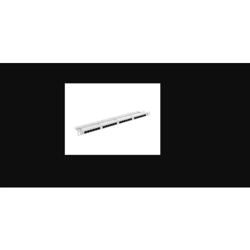 Lanberg Patch Panel 24 port 0.5U 19" kat.6 UTP szary