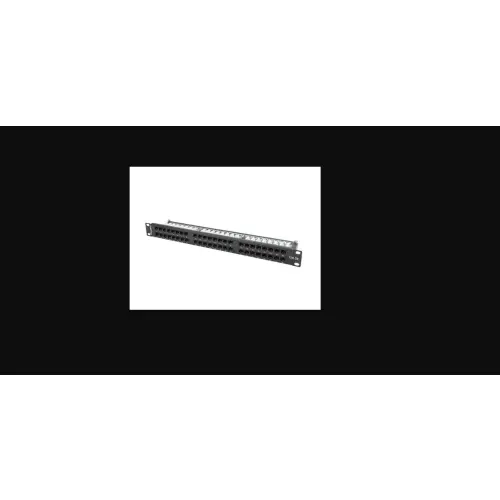 Lanberg Patch Panel 48 port 1U 19" kat.5E UTP czarny