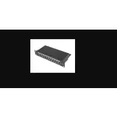 Lanberg Patch Panel 12 port 1U 10" kat.5E FTP ekranowany czarny