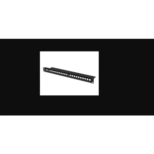 Lanberg Patch Panel pusty 24 port 1U 19" do modułów Keystone czarny