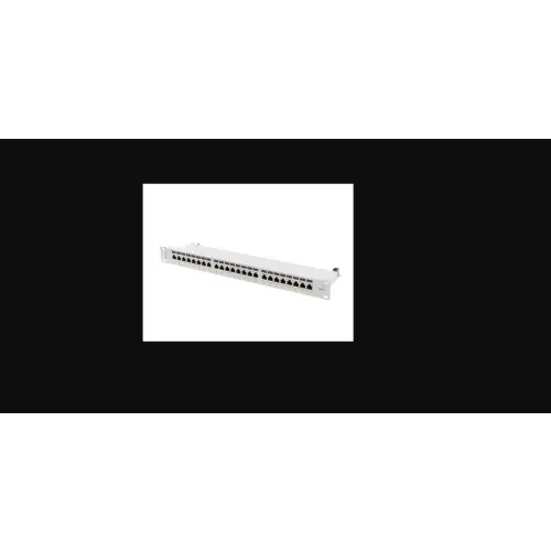 Lanberg Patch Panel 24 port 1U 19" kat.7 FTP ekranowany szary