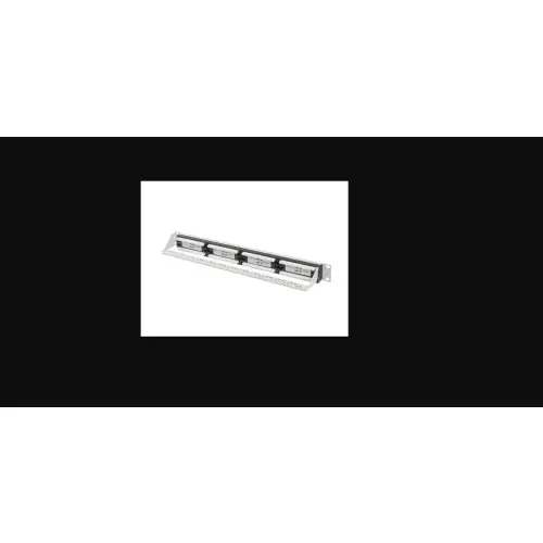 Lanberg Patch Panel 24 port 1U 19" kat.6A UTP szary