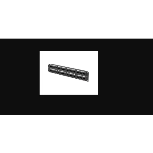 Lanberg Patch Panel 48 port 2U 19" kat.6 UTP czarny