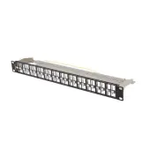 Lanberg Patch Panel pusty 48 port 1U 19" FTP do modułów Keystone czarny