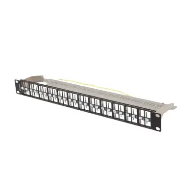 Lanberg Patch Panel pusty 48 port 1U 19" FTP do modułów Keystone czarny