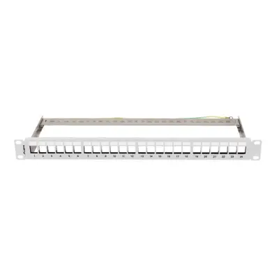 Lanberg Patch Panel pusty 24 port 1U 19