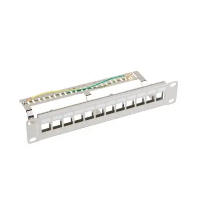 Lanberg Patch panel pusty 12 port 1U 10