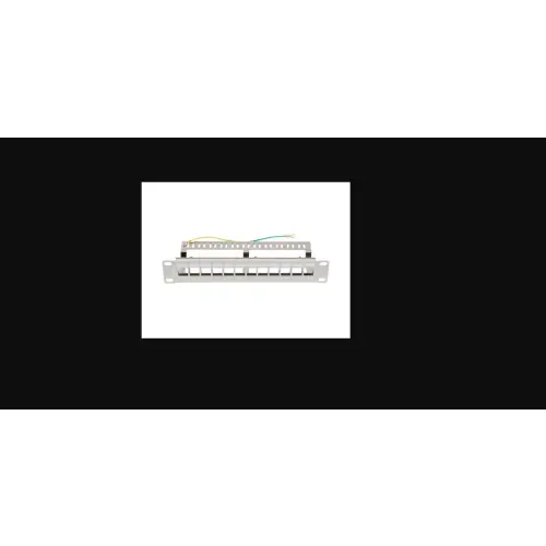 Lanberg Patch panel pusty 12 port 1U 10