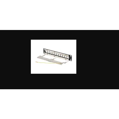 Lanberg Patch panel pusty 12 port 1U 10