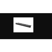 Lanberg Patch Panel 24 port 1U 19" kat.6A UTP czarny z organizerem kablowym
