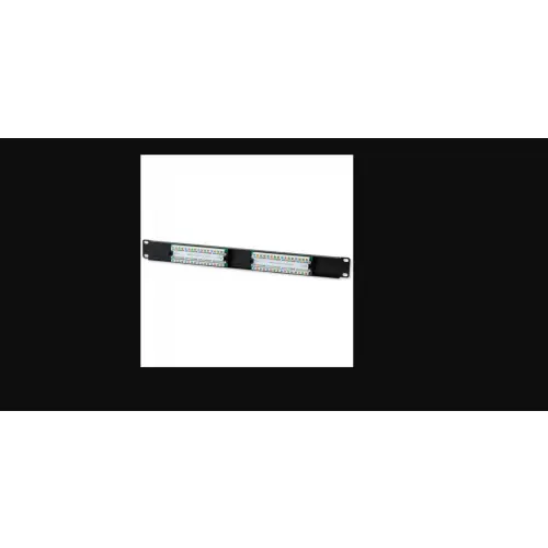 Techly 022854 Patch panel UTP Cat5e 1U 16-portowy, czarny
