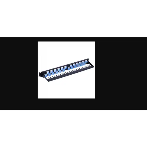 Techly 367836 Patch panel 24x Keystone RJ45 Cat6a UTP, 1U, porty ukośne