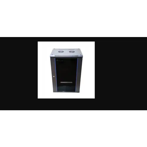 Extralink EX.14367-18U 600x450 Czarna Szafa rack montowana na ścianie