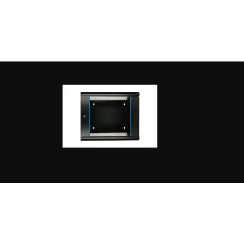 Extralink EX.12929-6U 600x600 AZH Czarna Szafa rack montowana na ścianie, dwusekcyjna
