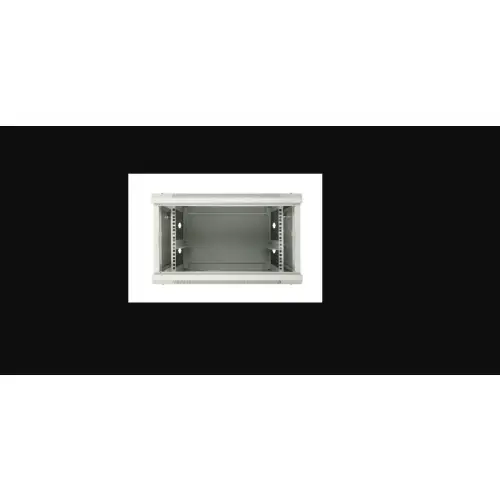 Extralink EX.12998-6U 600x450 ASP Szara Szafa rack montowana na ścianie, drzwi blaszane pełne