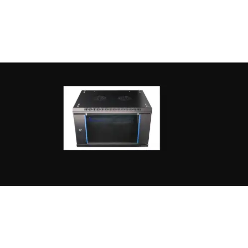 Extralink EX.7225-6U 600x450 Czarna Szafa rack montowana na ścianie
