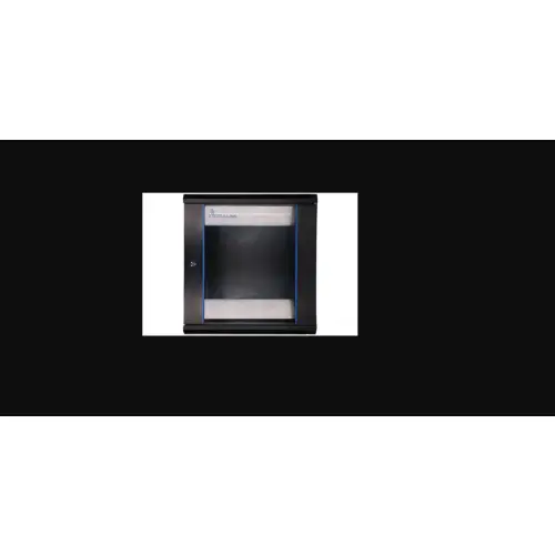 Extralink EX.7263-12U 600x450 Czarna Szafa rack montowana na ścianie