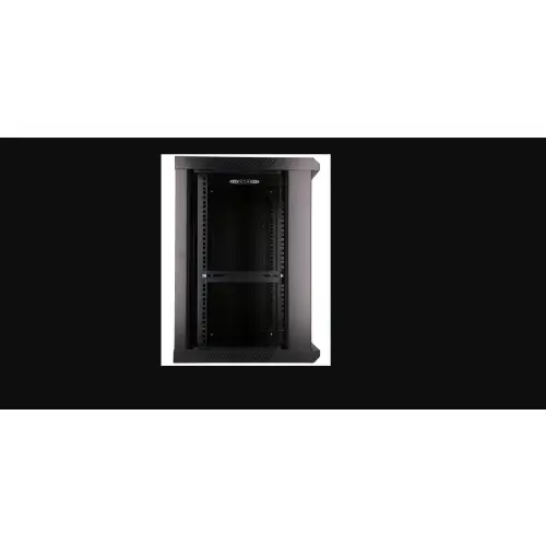 Extralink EX.7263-12U 600x450 Czarna Szafa rack montowana na ścianie