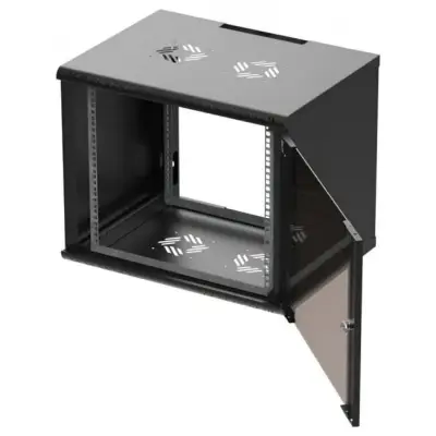 Extralink Premium EX.39311-9U 600x450 Czarna Szafa rack beznarzędziowy montaż