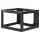 Intellinet 716031 Rama wisząca Rack 19" 6U 604x555, z tylnym otwarciem, 4 słupki montażowe