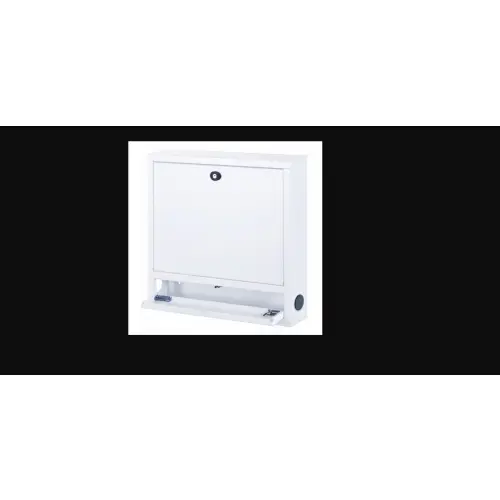 Techly 105063 Szafka ścienna zabezpieczająca do notebooka 19", biała