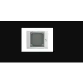Lanberg szafa rack wisząca dwusekcyjna 19" 9U 600X600 szara