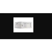 Lanberg szafa rack wisząca 19" 4U 600X600 szara V2