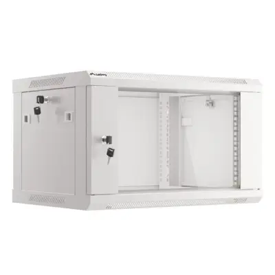Lanberg szafa rack wisząca 19" 6U 600X450 szara V2