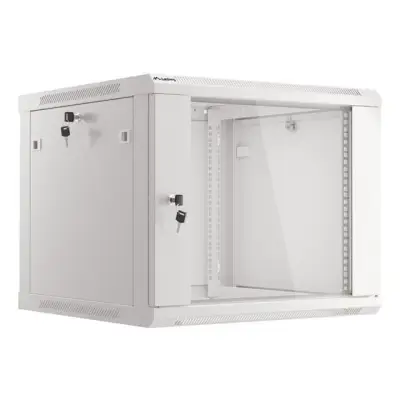 Lanberg szafa rack wisząca 19" 9U 600X600 szara V2