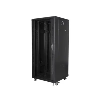 Lanberg szafa rack stojąca 19" 27U 600x600 czarna