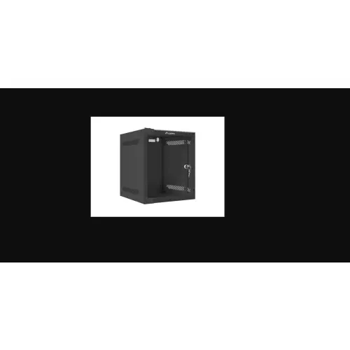 Lanberg szafa rack wisząca 10" 6U 280X310 czarna drzwi szklane