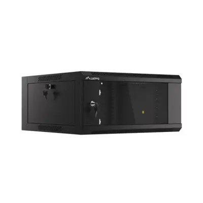 Lanberg szafa rack wisząca 19" 4U 600 szybki montaż czarna