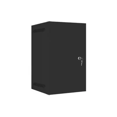 Lanberg szafa rack wisząca 10" 9U 280X310 czarna drzwi metalowe