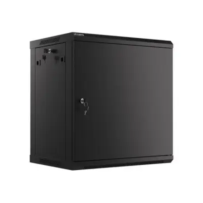 Lanberg szafa rack wisząca 19" 12U 600X450 czarna drzwi metalowe