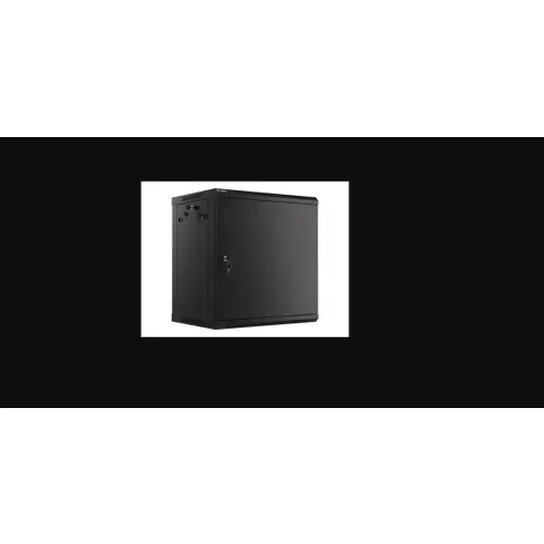 Lanberg szafa rack wisząca 19" 12U 600X450 czarna drzwi metalowe