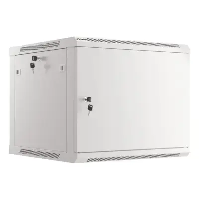 Lanberg szafa rack wisząca 19" 9U 600X600 szara drzwi metalowe