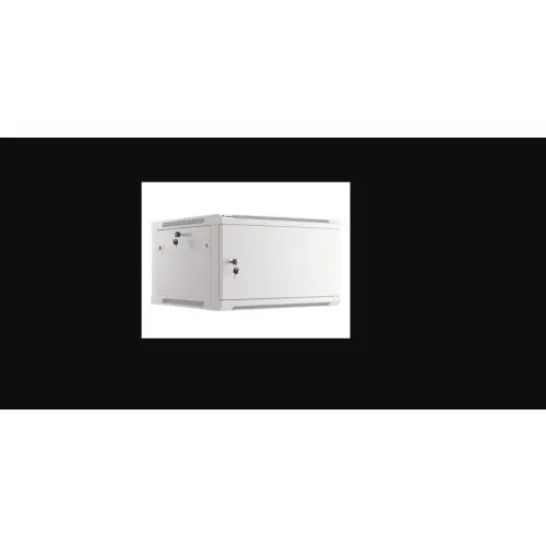 Lanberg szafa rack wisząca 19" 6U 600X600 szara drzwi metalowe