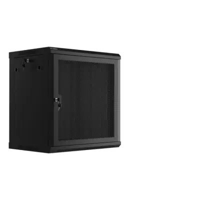 Lanberg szafa rack wisząca 19" 12U 600X450 czarna drzwi perforowane