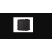 Lanberg szafa rack wisząca 10" 6U 300x300 czarna drzwi przeszklone (flat pack)