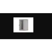 Lanberg szafa rack wisząca 10" 9U 300x300 szara drzwi przeszklone (flat pack)