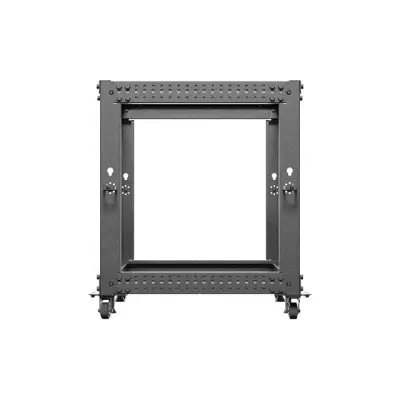 Lanberg Open Rack 12U 600x600-1100 regulowany czarny