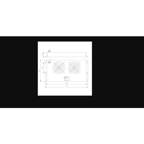 Intellinet Panel chłodzący 2x23W rack 19