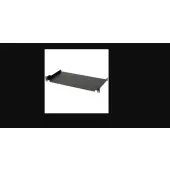 Intellinet Półka 1U 200mm rack 19" 2 punkty mocowania, pełna, czarna