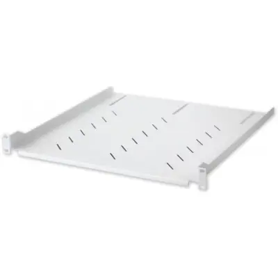 Intellinet Półka 1U 470mm rack 19" 4 punkkty mocowania, perforowana, szara