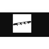 Intellinet 204279 Organizer kabli do szaf Rack 19", 1U, 4 uchwyty 48mm, czarny